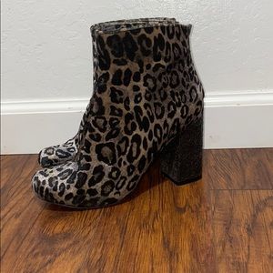 Leopard Booties